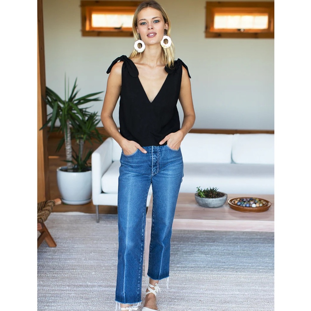 Emerson Fry Linen Blend Top